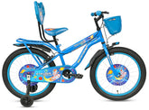 TATA Stryder Arche 20T Kids Cycle with Integrated Carrier and Support Wheel with Basket | 2.40" Wide Tyres | Ideal for Age 6-11 Years for Boys and Girls (Deep Sky Blue)